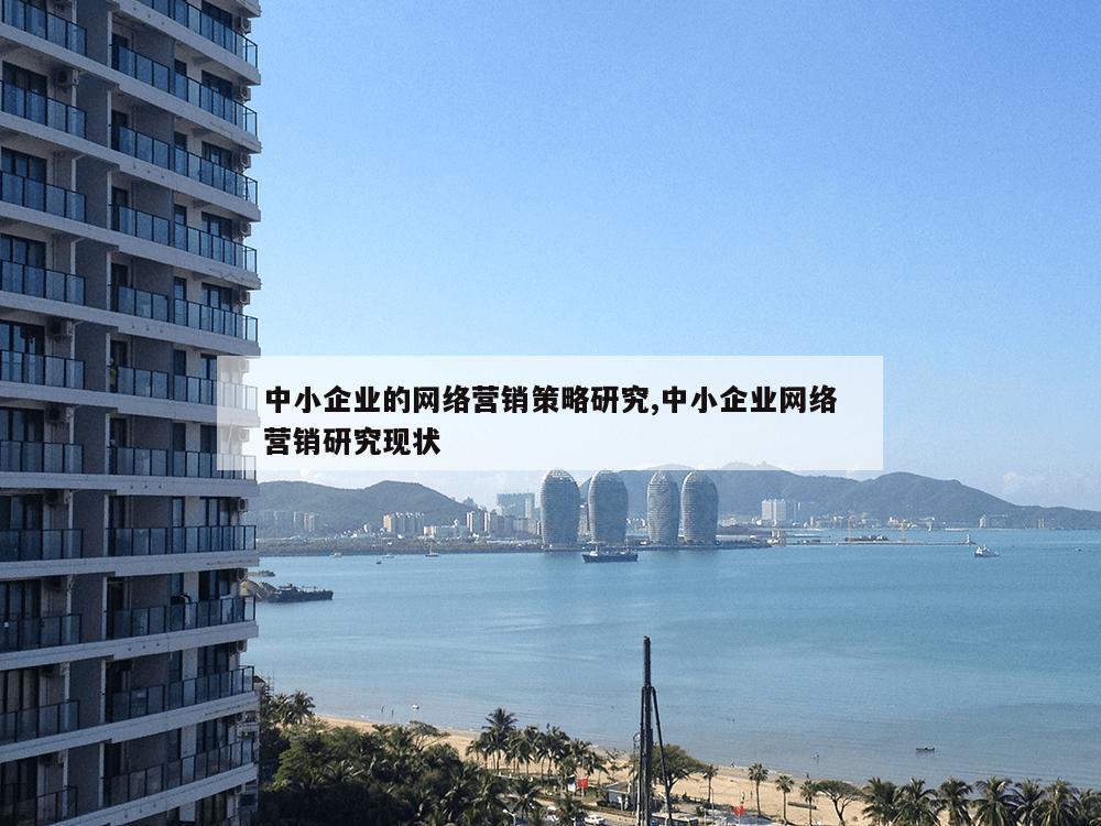 中小企业的网络营销策略研究,中小企业网络营销研究现状