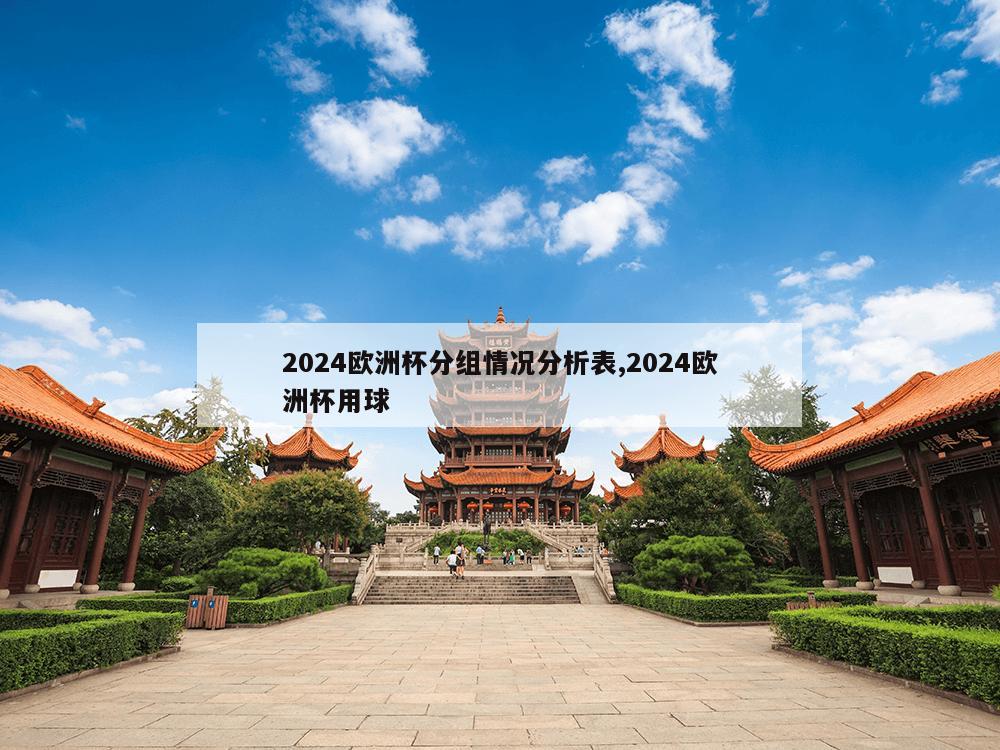 2024欧洲杯分组情况分析表,2024欧洲杯用球